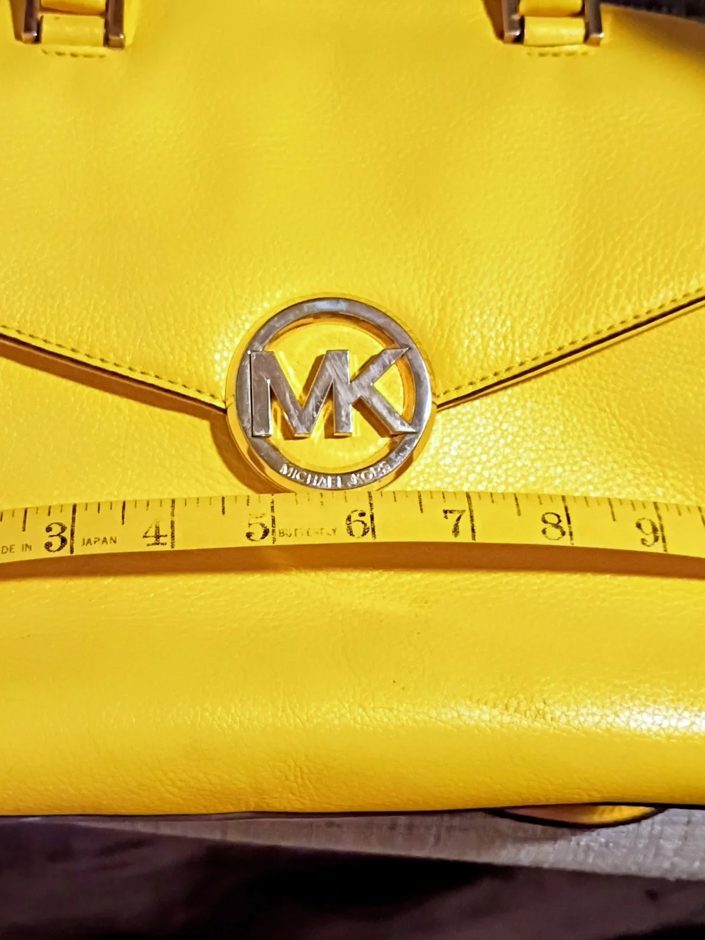 Michael Kors Yellow Top-Handle Satchel